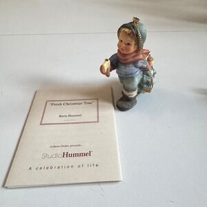 Goebel Berta Hummel Fresh Christmas Tree Ornament 1997 w/COA Vintage
